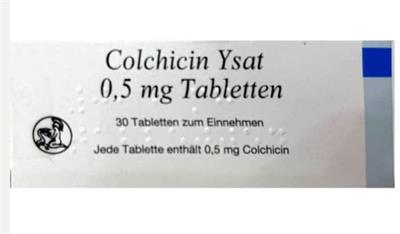 Colchicin ® TBL Ysat 0/5mg
30عددی