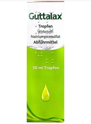 قطره ملین برای رفع یبوست گوتالاکس
30 میلی لیتر
(Guttalax® Tropfen)
Wirkstoff: Natriumpicosulfat-Abfuhrmittel