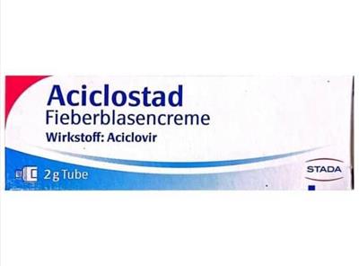 ACICLOSTAD® FIEBERBLASEN CR  
2گرمی
Wirkstoff: Aciclovir