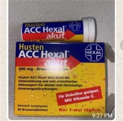 ACETYLCYS-ACC HEXAL® 600MG 
20عددی