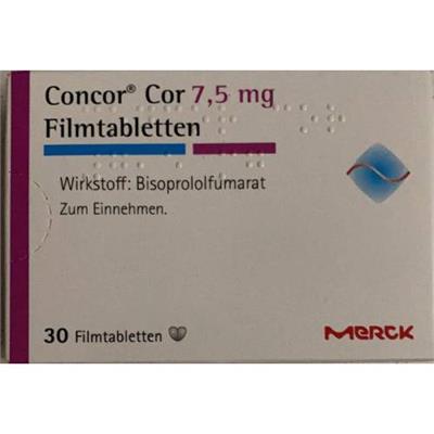 کنکور 7.5 میلی گرم - بیزوپرولول
30 قرص روکشدار
(Concor ® cor 7.5 mg- 30 filmtab)