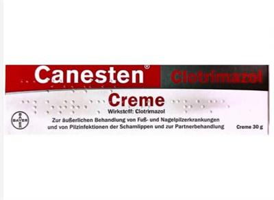 Canesten ® Creme
Wirkstoff: Clotrimazol
30گرمی