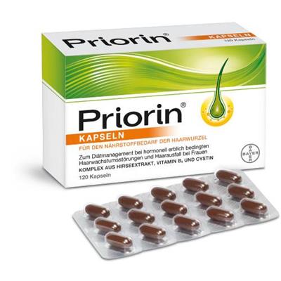 کپسول پریورین برای ریزش موی هورمونی و یا ارثی 120کپسول
(Priorin®kapseln-120KAP)