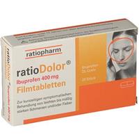 ایبوپروفن 400
20 قرص 
(ratioDolor® Ibuprofen 400 mg /20 st)