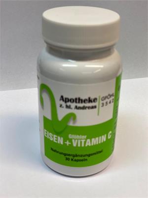 EISEN+VITAMIN C--APOTHEKE
30عددی
کپسول آهن همراه باویتامین C