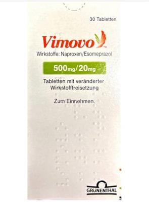 VIMOVO ®TBL 500/20MG
30عددی