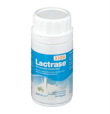 لاکتریز 3300 
100 کپسول
 (Lactrase 3300، 100 kapsulen )