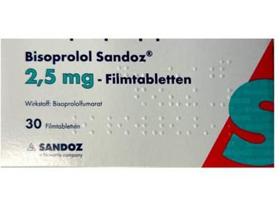 BISOPROLOL® SAN FTBL  2,5MG
30عددی
