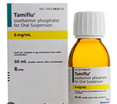 Tamilflu 6mg/ml<<<65ml

(oseltamini phosphate)
این شربت برای آنفولانزا است.