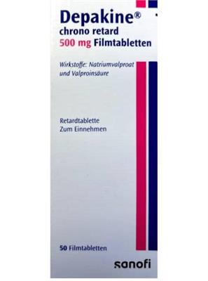 Depakine ®-chrono retard-500 mg- 50 filmtab