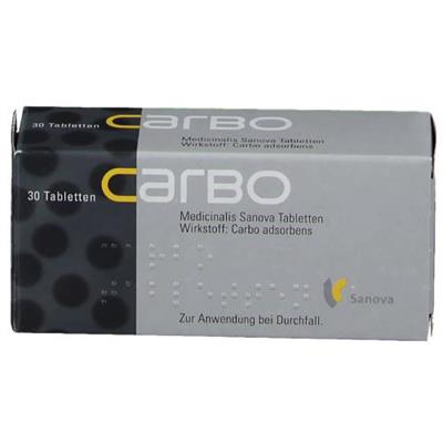 قرص جاذب کربن فعال کربو برای رفع اسهال حاد
50 قرص
(CARBO® Medicinalis Sanova Tabletten-50 tabletten)