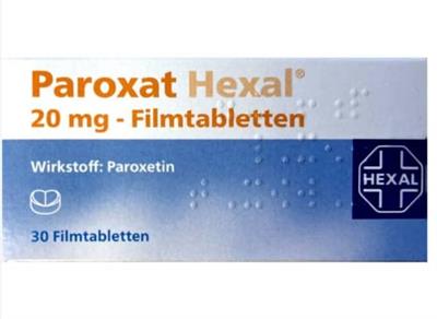 Paroxat Hexal ®  FTBL 20 mg
Wirkstoff: Paroxetin
30عددی