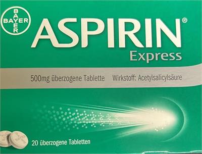 ASPIRIN ®EXPRESS TBL 500MG
20عددی