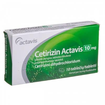ستریزین اکتاویس 10 میلی گرم
30 عدد قرص
 (Cetrizin ® Actavis 10 mg- 30 adadi)