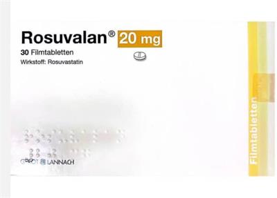 ROSUVALAN® FTBL 20MG
30عددی
Wirkstoff: Rosuvastatin