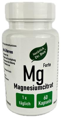 Mg Forte KPSL 
کپسول منیزیم 
60 کپسول
 ( Dr.Bun-  Magnesium Citrat Forte- 60kapsulen)