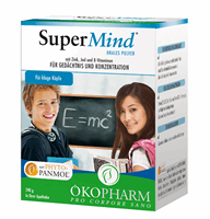 کپسول افزایش حافظه و تمرکز برای بزرگسالان سوپر مایند
90 کپسول
(Super Mind erwachsene - 90 kapseln/OKOPHARM)