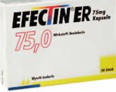 EFECTIN ER KPS  75MG
30کپسول