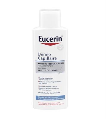 شامپوی ملایم موی سر برای کاهش خارش سر درمو کپیلار
 250 میلی لیتر
(Eucerin® DermoCapillaire Kopfhautberuhigendes Urea Shampoo)