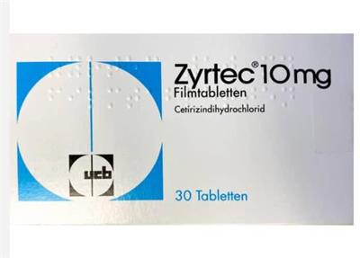 ZYRTEC® FTBL  10MG
30عددی
این قرص حساسیت است.