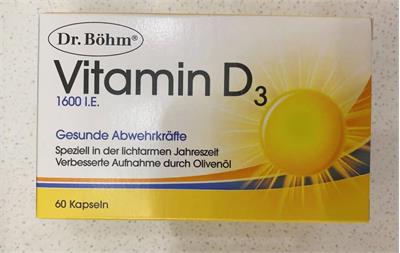 Vitamin D3  KPSL  1600 I.E
60کپسول