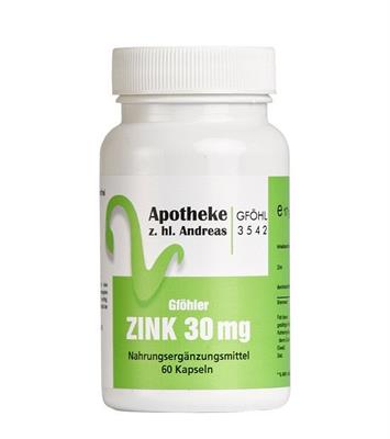 کپسول روی 
60 کپسول
(Gföhler ® Zink 30 mg)