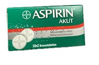 قرص جوشان آسپیرین آکوت بایر
20 عدد قرص جوشان
( ASPIRIN® Akut 500mg 10x2)