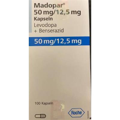 Madopar ®-CR 50mg/12.5mg
100 کپسول
(Levodopa +Benserazid)
Roche brand