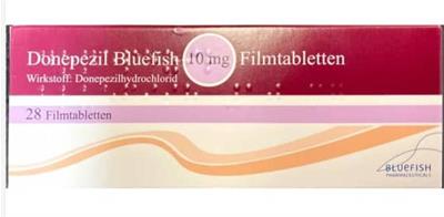 Donepezil® Blue fish   TBL 10mg
Donepezilhydrochlorid
28عددی