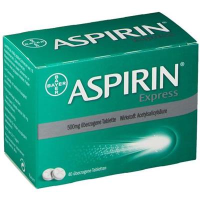 قرص آسپیرین اکسپرس بایر
40 عدد قرص روکشدار
(ASPIRIN® Express)