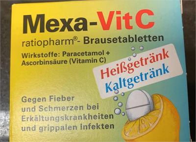 ® Mexa-VitC ratiopharm
قرص جوشان مگزان برای علامتی تب ودردوسرماخوردگی
20قرص جوشان
(Mexa-VitC-20Brausetabletten)