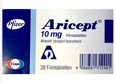 Aricept ®10mg
:Donepezil Hydrochlirid
28عددی