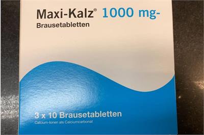 Maxi-Kalz ®1000mg
قرص جوشان کلسیم کربنات
30عددی
