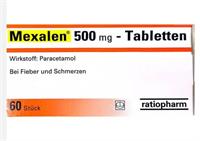 مسکن مگزالن 500 میلی گرم 
60 قرص
(Mexalen® 500 mg Tabletten)