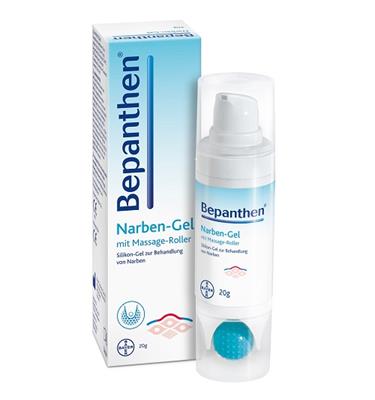 ژل بهبود جای زخم و اسکار بپانتن
 20 گرم
(Bepanthen® Narbengel mit Massage-Roller/Bayer-20 gr)