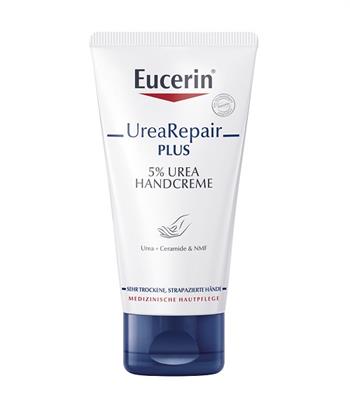 کرم ترمیم کننده دست اوره اوسرین
75 میلی لیتر
(Eucerin® UreaRepair PLUS Handcreme 5%)