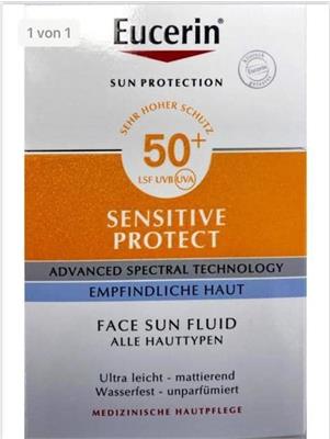 Eucerin®50 + 50ml
(SENSITIVE-PROTEC-TFACE SUN FLUID)