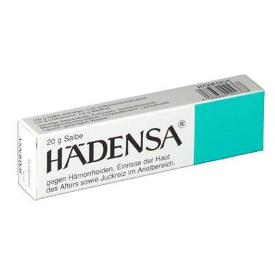 پماد بواسیر (آنتی هموروئید) هادنزا برای درمان بواسیر و موهای کیست شده در مقعد
پماد 42 گرمی
(Hädensa®-42gr Salbe)