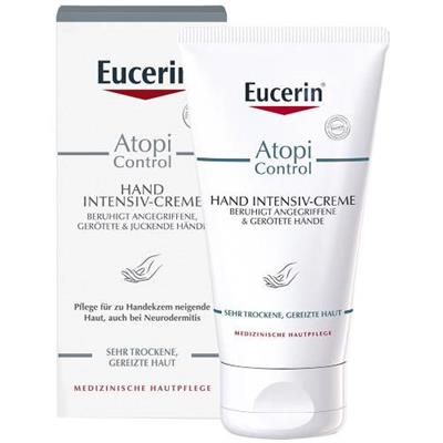 کرم ترمیم کننده دست های خشک و آسیب دیده آتوپی کنترل اوسرین 
75 میلی لیتر
(Eucerin® AtopiControl Hand Intensiv-Creme + Eucerin® AtopiControl Probierset GRATIS)