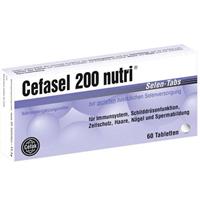 قرص سفاسل برای عملکرد تیروئید حاوی سلنیوم
60 قرص
(Cefasel 200 nutri® Selen-Tabs)