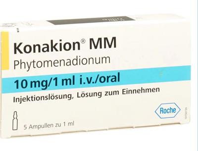 KONAKION ® Ampulen  MISCHMIZ.10MG
Wirkstoff: Phytomenadion (Vitamin K1)
10آمپول