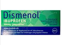 قرص کاهش درد قاعدگی دیزمنول 200 میلی گرم
20 قرص
( Dismenol® Ibuprofen 200 mg)