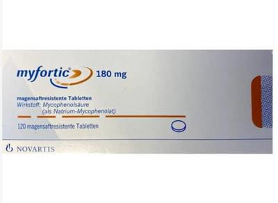 MYFORTIC® MSR FTBL 180MG
120عددی