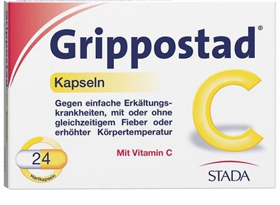 Grippostad ® STADA 
Mit Vitamin C
24کپسول
این کپسول برای سرماخوردگی است.