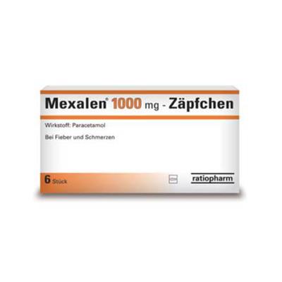 شیاف ضد درد برای رفع یبوست مگزالن1000  میلی گرم
6 عددی
(Mexalen® 1000 mg-Zäpfchen)