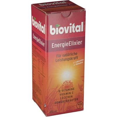 شربت افزایش انرژی انرجی الیکسایر بیوویتال
650 میلی لیتر
(biovital classic® Energie Elixier)