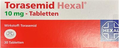 TORASEMID HEXAL® 10MG
Wirkstoff: Torasemid
10عددی