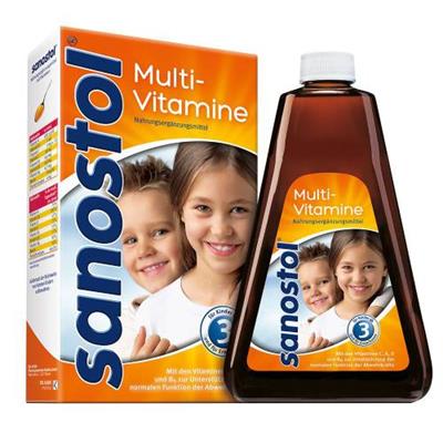 (sanostol® Multi-Vitamin Saft)
230ml
