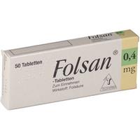 قرص فولسان 0.4 میلی گرم
50 قرص
(Folsan® 0,4 mg)