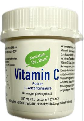 پودر ویتامین ث 100 گرمی
(Dr.Bun ® Gfoehler Vitamin C pulver- 100 gr )